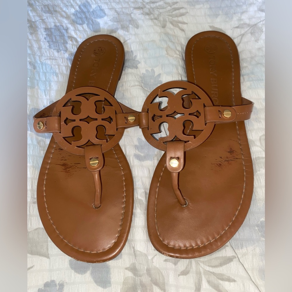 Tory Burch Miller Sandals Brown 9.5